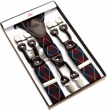 Модные проверяет стиль мужской жаккардового переплетения чулок 6 клипы чулок