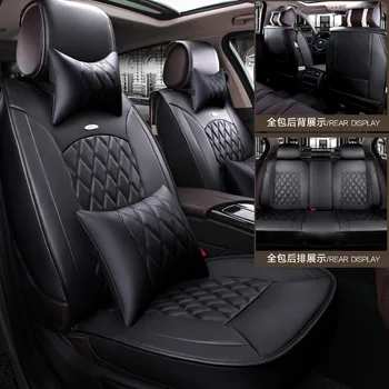 

DINGDIAN(front+rear)5Seat Car Seat Cover fit Toyota Corolla/Crown/LC Prado/FJ Cruiser/Venza/Zelas/Yaris/Vios/Auris/Matrix/Pruis