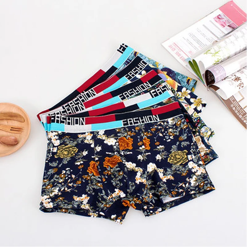 

3 pieces NEW Men's Underwear Cottonl Men Boxer Shorts Plus Size Boxer Tide men Boxer Homme Cueca Underpants
