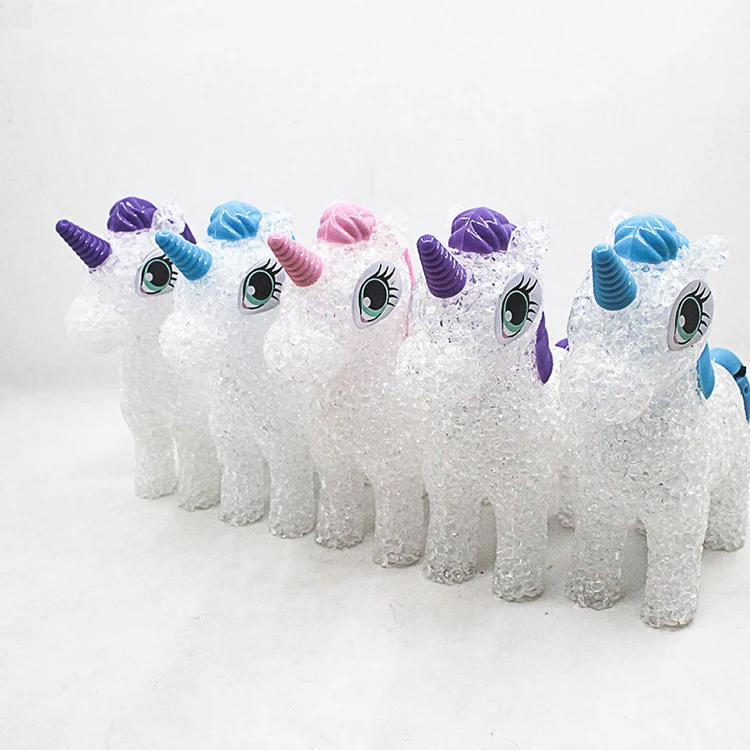 Cartoon unicorn LED Night Light Lighted Toys Colorful Changing table lamp 10