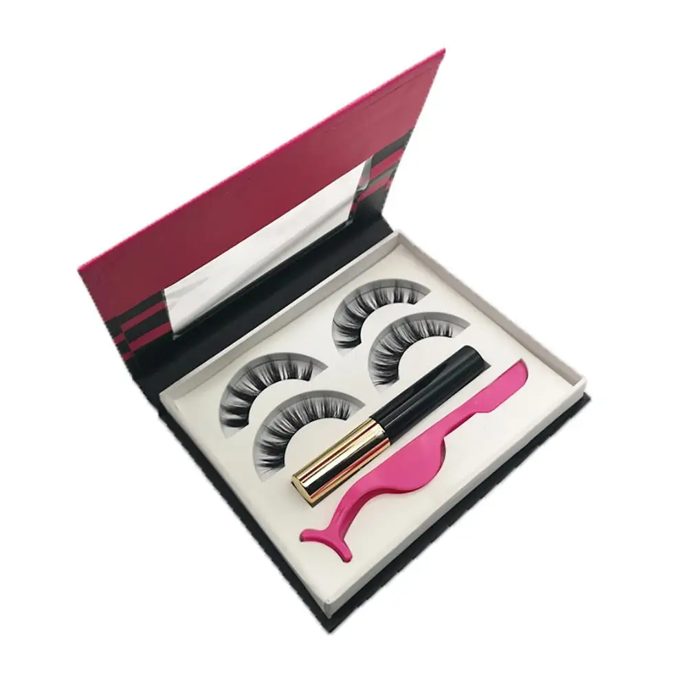 

Professional Magnetic Eyeliner and Lashes Kit - 2 Pairs - Magnetic Eyeliner to Use with Magnetic Lashes - Natural Look