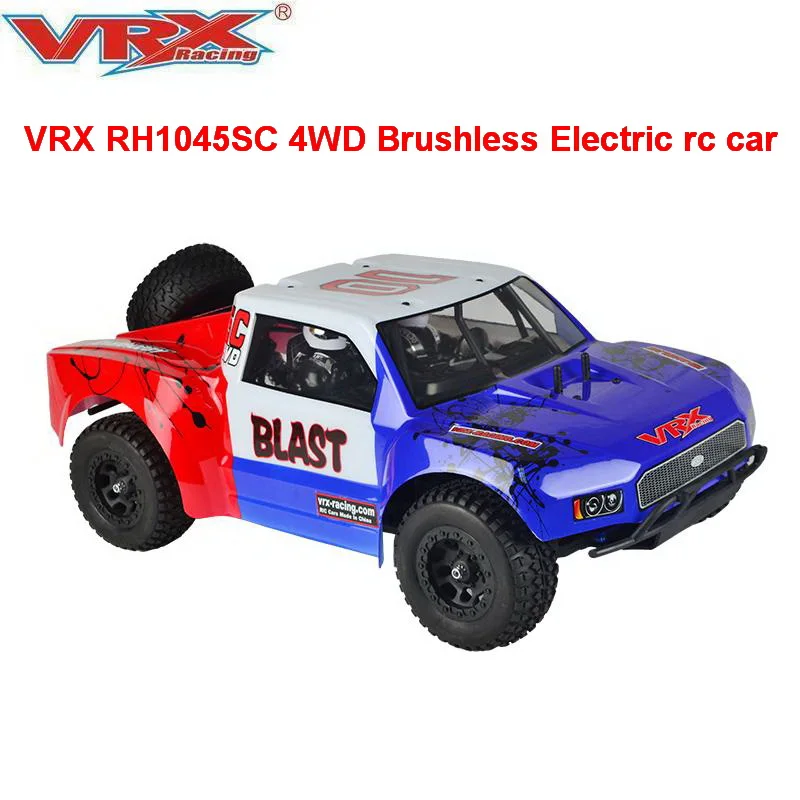 Радиоуправляемый грузовик, VRX Racing RH1045SC 1/10 масштаб 4WD электрическая короткая карта, RTR/45A ESC/3650 мотор/7,4 В Lipo батарея/2,4 ГГц