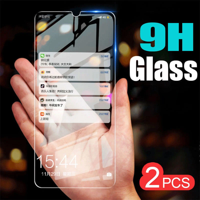 

2 PCS/Lot tempered glass for Huawei P smart 2019 P30 P20 Pro P10 lite Glass film 9H screen protector for Honor 8X 8A 8C 10i 20i