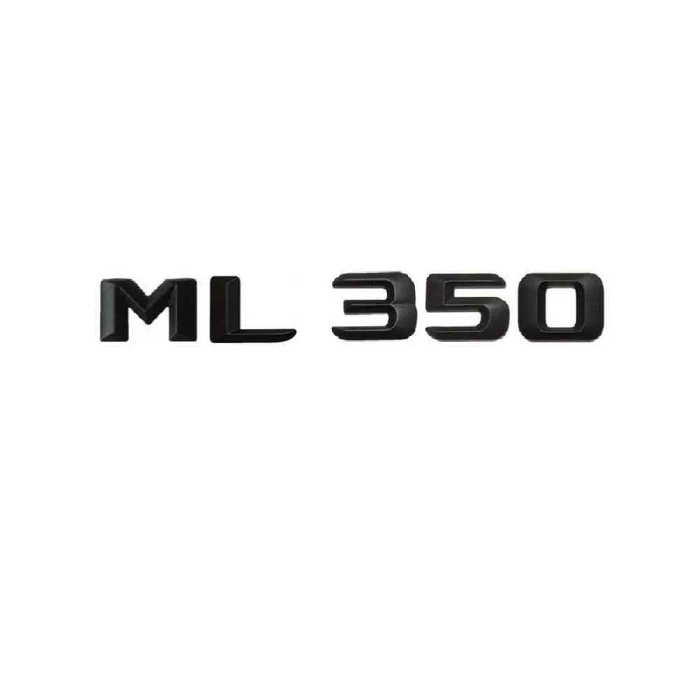 Матовый черный стикер для багажника автомобиля ML 350 буквы заднего вида эмблема