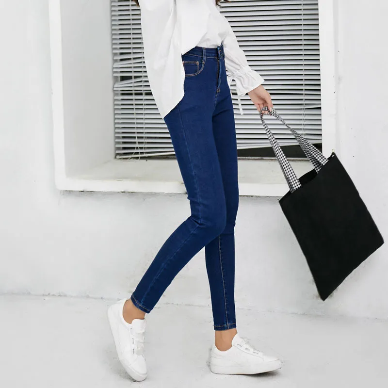Jeans Woman 2019 Spring Summer Skinny Boyfriend Denim Pencil Pants for Women Elastic High Waist Slim Fit Jeans Plus Size Jeans Woman 2019 Spring Summer Skinny Boyfriend Denim Pencil Pants for Women Elastic High Waist Slim Fit Jeans Plus Size