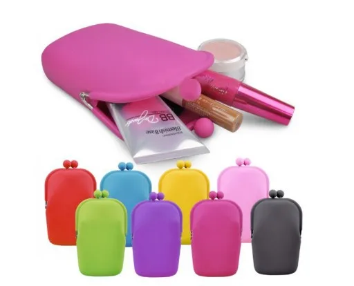 

1PC Gift Women Novelty Silicone Case for Mini Things Key Wallet Candy Color