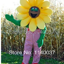 Талисман цветок Подсолнух костюм талисмана Модный на заказ костюм аниме косплей наборы mascotte тема маскарадный костюм карнавальный костюм