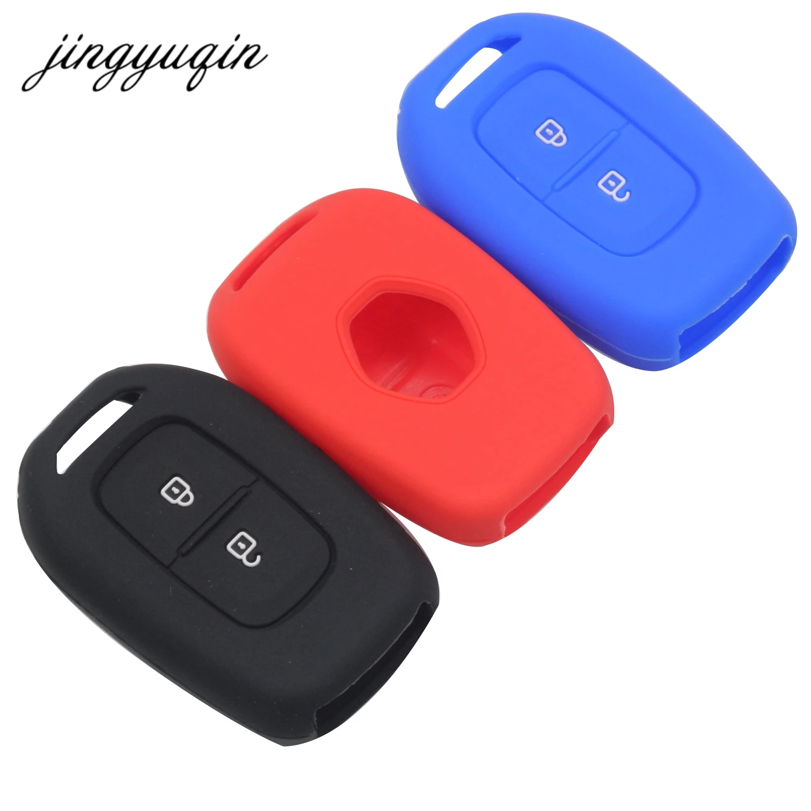 2 Buttons Silicone Key Case key case cover key case For Renault Scenic Master Megane Duster Logan Clio Captur Laguna Fluence Remote FOB