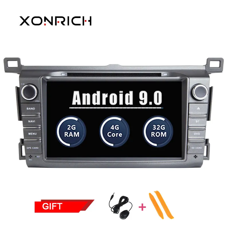 

Car Multimedia Player 2 din Android 9.0 Car Stereo DVD For Toyota RAV4 Rav 4 2013 2014 2015 Navigation Autoradio Wifi OBD2 DAB+