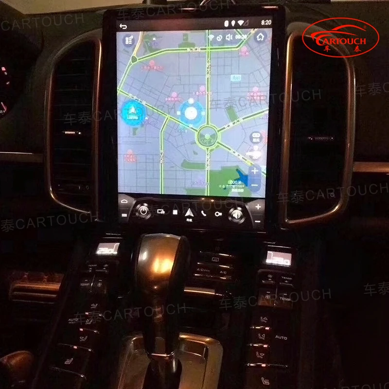 10,4 дюймов вертикальный ips экран Tesla стиль Android автомобильный gps мультимедийный плеер для Porsche Cayenne Cayman машина Panamera радио FM gps