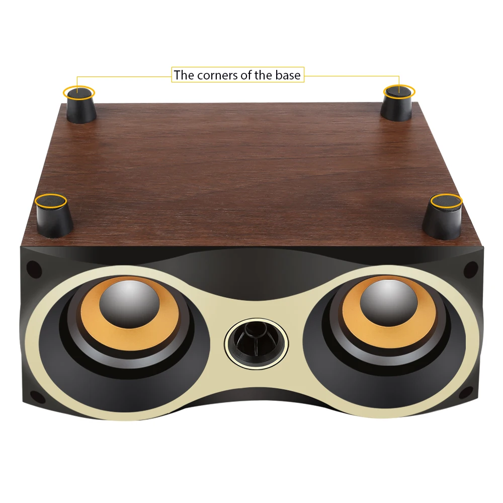 Bluetooth Speaker TOPROAD Wooden Wireless Bluetooth Speaker Subwoofer Stero Desktop Speakers Support FM Radio AUX U-disk MP3 with MIC
