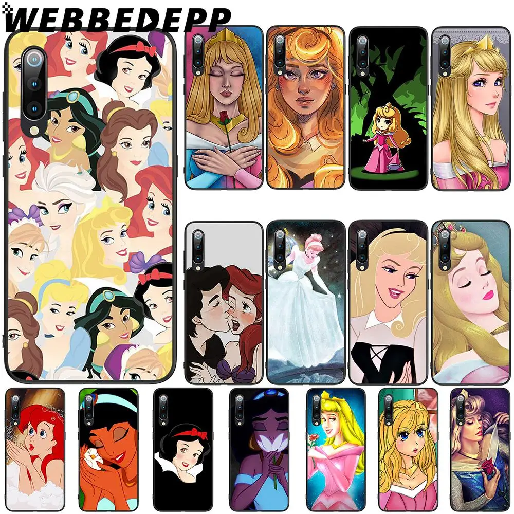 WEBBEDEPP Cute Aurora Princess Soft TPU Case Cover for Xiaomi Mi 6 8 A2 Lite 9 Pro A1 Mix 2s Max 3 F1 | Мобильные телефоны и