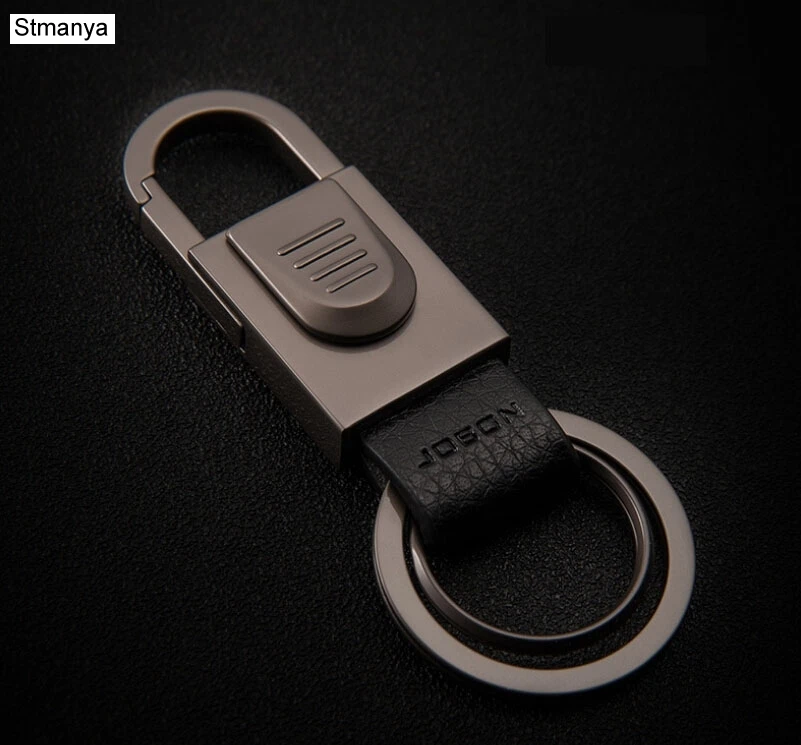 

Top Quality New Gift Men And Women Brand leather key chain Key Ring Lovers Leather Luxury Keychain Car Accessories #17134