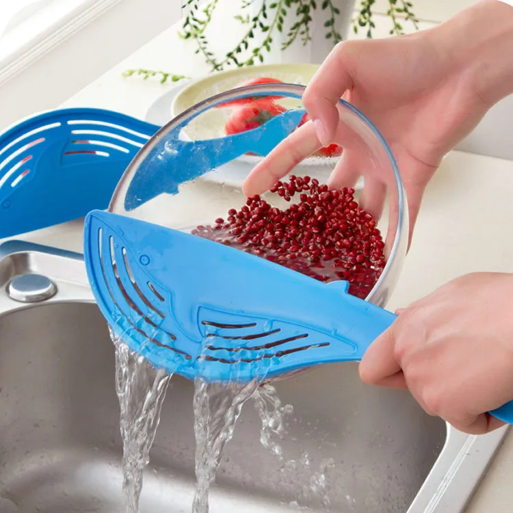 

Big price cuts 1Pcs Leaf Shaped Rice Wash Gadget Noodles Spaghetti Beans Colanders & Strainers Kitchen Fruit&Vegetable Cleaning