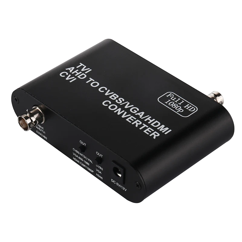 HD видео конвертер AHD / CVI TVI вход в HDMI VGA CVBS выход AHD1509|Теле- и радиовещательное