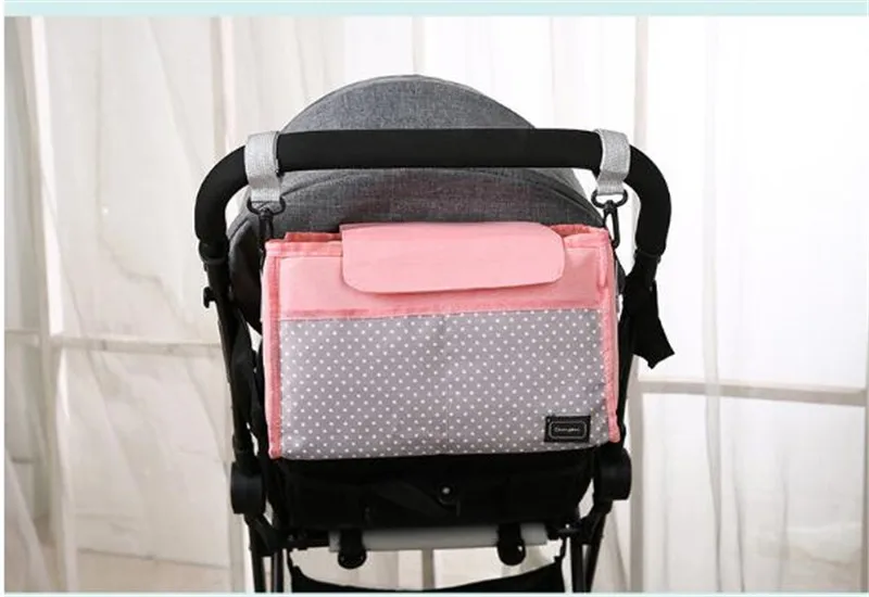 Горячая Распродажа, сумка для детских колясок, водонепроницаемая многофункциональная сумка для подгузников для мам, сумки для подгузников для младенцев, сумка для бутылочек для кормления, аксессуары для тележки