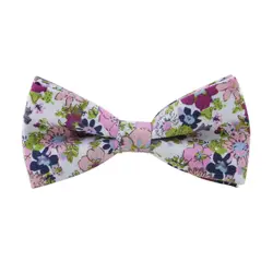 Мужской галстук-бабочка с цветочным принтом в европейском и американском стиле, галстук-бабочка, мужской галстук-бабочка, Модный