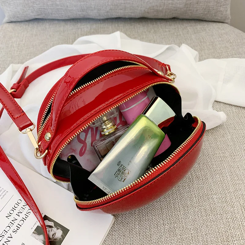 IDUNBAG сумки на плечо твердая лакированная кожа сумка в виде ракушки модная