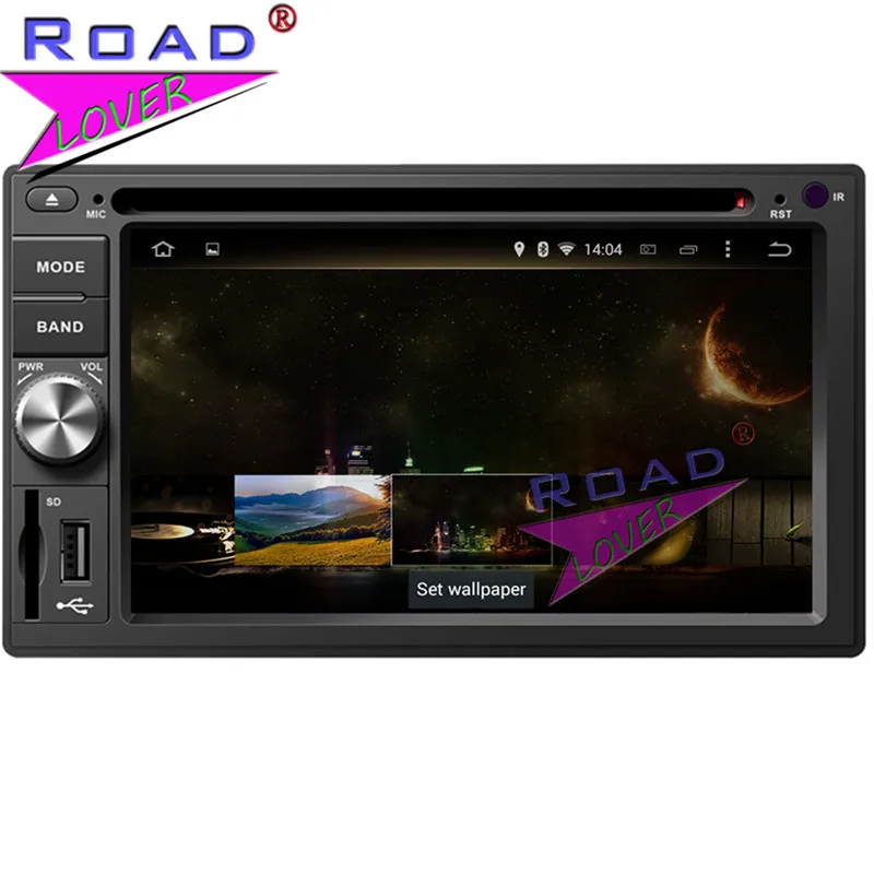 Roadlover Android 9,0 автомобильный ПК DVD Автомобильный плеер аудио для универсального Стерео gps навигации Magnitol двойной Din Восьмиядерный радио