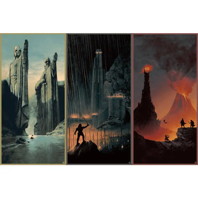 

The Lord of the Rings Silk Fabric Poster Home Decoration Print Stylish Retro Decor Nice Silk Fabric Cloth Poster