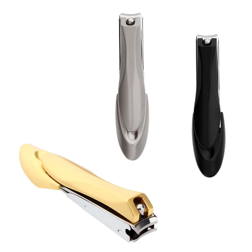 Stainless Steel Nail Clipper Cutter Manicure Pedicure Trimming Tool For Thick Nails Cuticle
