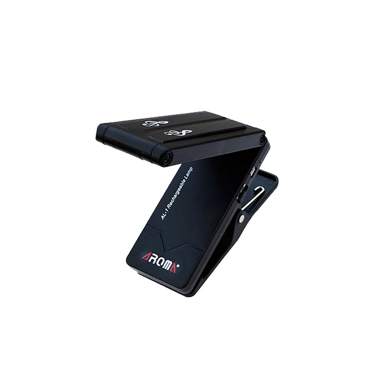 AROMA Clip-On Rechargeable Music Stand Light Suitable for All Sizes of Music Stands LED Stage Light Universal Compact Portable