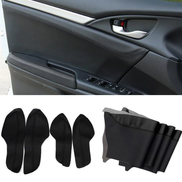 Car Interior PU Leather Door Armrest Panel Cover Waterproof Shell Surface Styling Accessories