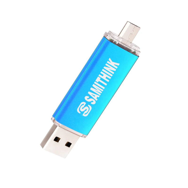 SAMITHINK OTG USB флэш-накопитель высокоскоростной USB 2,0 портативный флэш-накопитель для всех Android Мобильный USB флэш-диск 64 ГБ 32 ГБ 16 ГБ 8 ГБ 4 ГБ