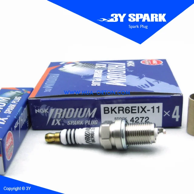 Set(4) NGK IRIDIUM IX spark plug 4272 BKR6EIX 11 made in japan Suitable