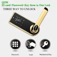 Smart Home Door lock RFID Lock Mechanical Digital Lock Key tag/Card Code Password App Electric Lock Handle Apartment Access lock