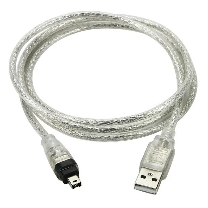 Jeg tror, ​​jeg er syg Ælte Arthur Usb Male To Firewire Ieee 1394 4 Pin Male Ilink Adapter Cord Firewire 1394  Cable For Sony Dcr-trv75e Dv Camera Cable 120cm 4ft - Pc Hardware Cables &  Adapters - AliExpress