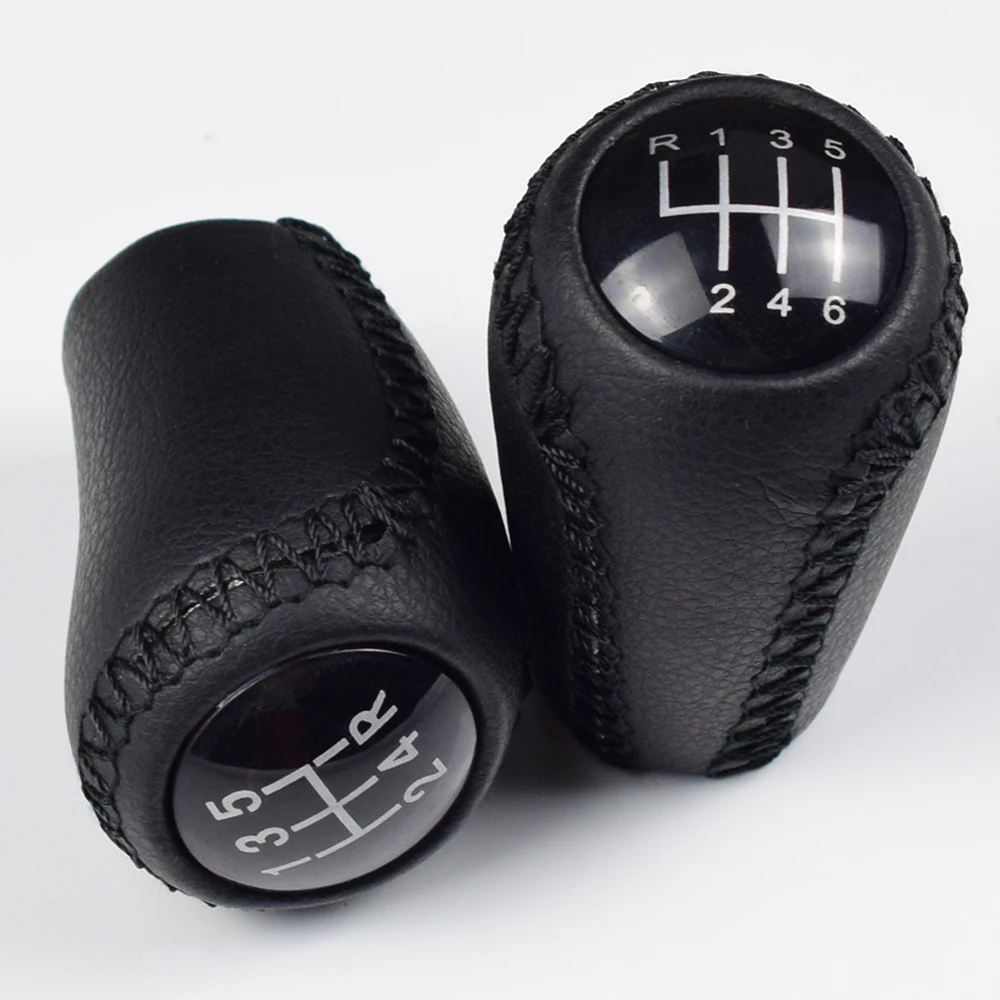 

5 6 Speed Leather Manual Shift Stick Lever Knob Handball for MAZDA CX-7 ER/MX-5 NC III/MAZDA6 II GH/ MAZDA5 CR CW/MAZDA 3 BK BL