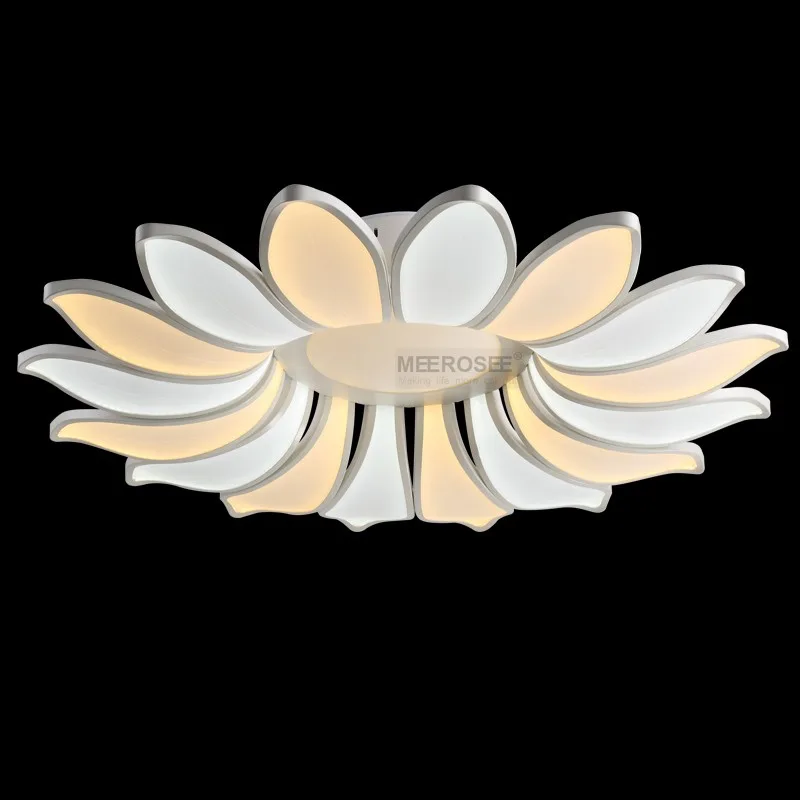 

Art Deco Led ceiling lights Fixture 16 Petals Flower Acrylic Led Lamp Modern Lustres Lamparas De Techo Light Dining Living Room