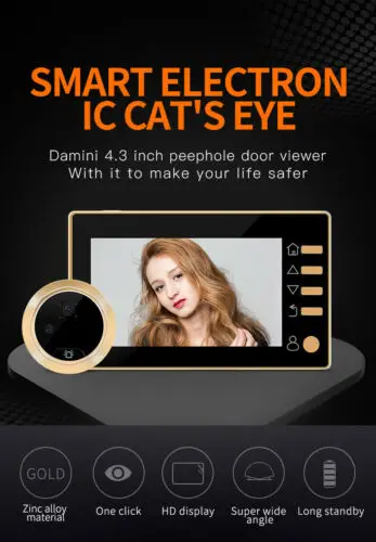 

W10 4.3 Inch HD Wireless Surveillance Camera Intelligent Security Monitor House