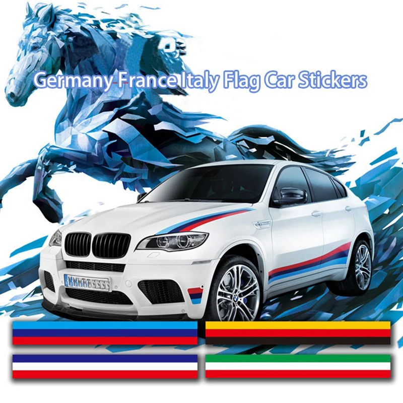 

Car Styling Racing Stripes Sticker DIY Full Body Funny Stickers Decals Pensonality Auto Sticker For Audi for BMW