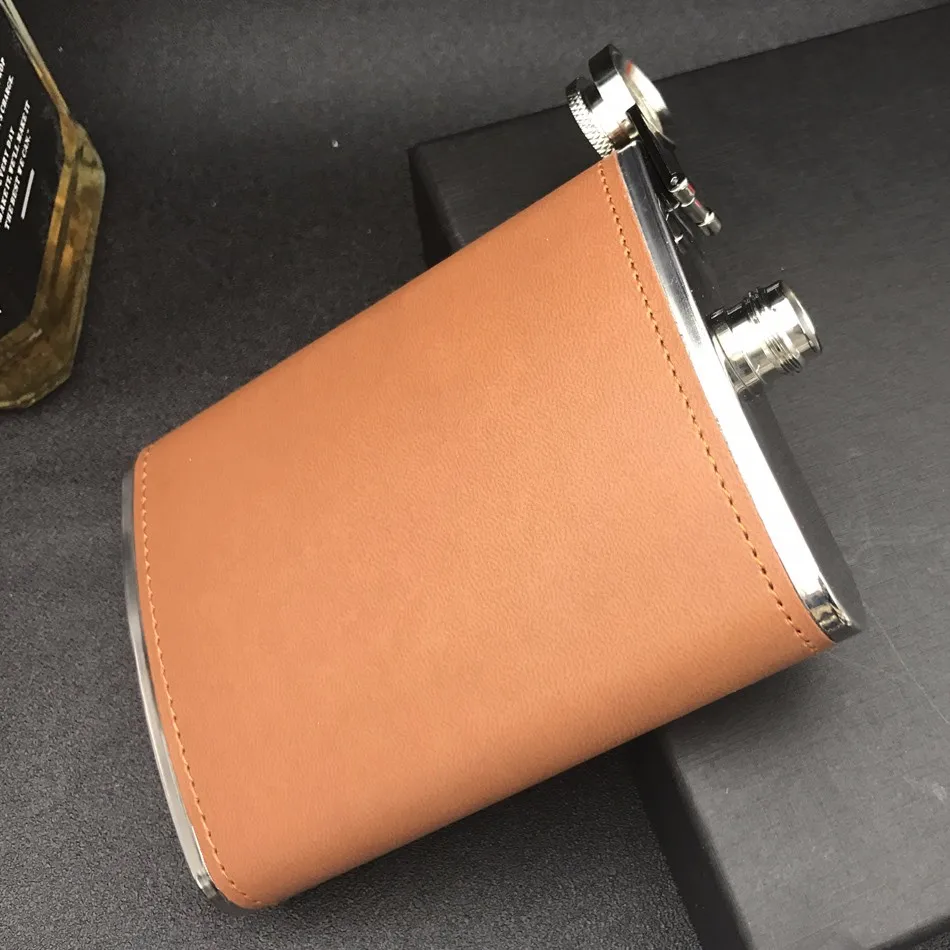 Personalised stainless steel hip flask 8oz with 4 cups and funnel set ,Free engraved , any message or Name engraved free