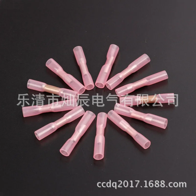 

Red heat-shrinkable tube cable wire connection heat-shrinkable terminal fire retardant fire-retardant middle connector terminal