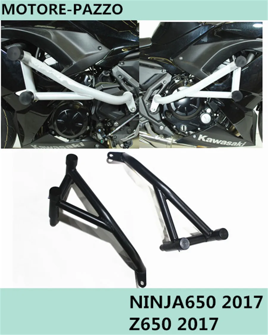 For Kawasaki Z650 Ninja650 Ninja 650 2017 Crash Bars Engine Guard Frame