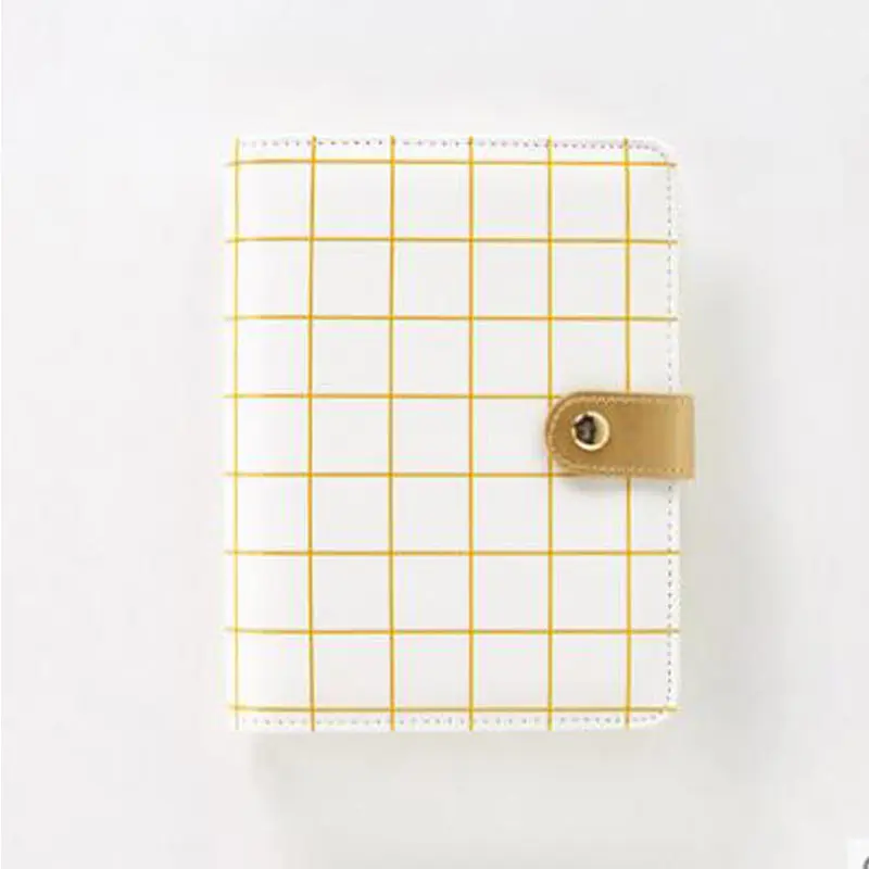 Yiwi Gold Stampe Snap notebook A6 Золотое кольцо вкладыш спираль планировщик связующий дневник - Цвет: NO1