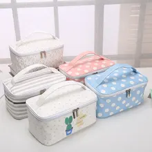 Cartoon Cosmetic Storage Bag For Women Waterproof Makeup Storage Organizer Portable Travel Toiletries Makeup Finishing Pouch highquality portable waterproof women underwear bras storage bag girl travel cosmetic makeup organizer bag luggage washbag