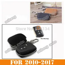 Sikali skl черный или коричневый кожаный чехол для ключей держатель Smart Key Chain сумки подходят для Subaru Forester XV Outback