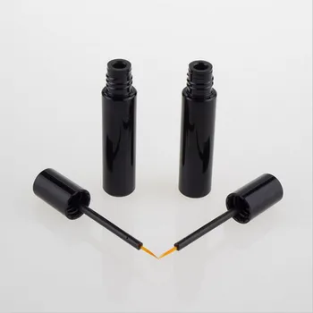

10ps 10ml empty black eyeliner container bottle tube with brush,make up empty liquid eyeliner bottle applicator refillable ware