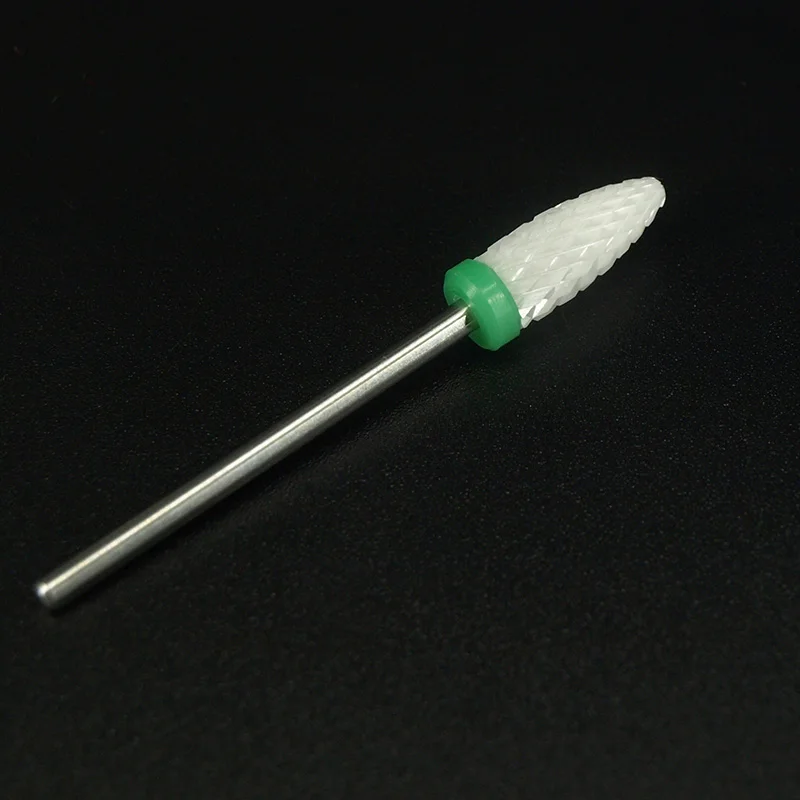 Branca de Alta Unha para a Arte do Unha Elétrica do Unha Profissional Cerâmica Qualidade Bit Broca Manicure Máquina Unha Ferramentas. 4 Pçs - Set 3 Equipamento de unhas artísticas