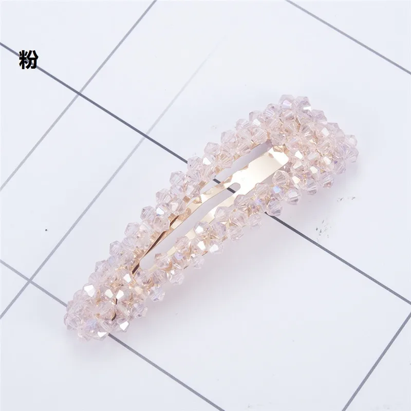 New Rhinestone Hair Pins Hair Clip Hair Comb Bobby Pin Barrette Hairpin Headdress Women Crystal Wedding Party Hair Jewelry Gift - Окраска металла: CD063