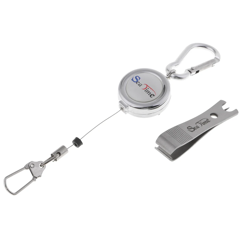 Практичный инструмент леска клипер кусачки резак w/Zinger Ретрактор инструмент Аксессуары для рыбалки нахлыстом