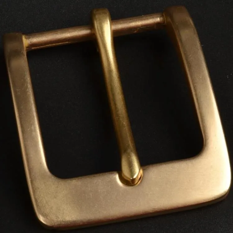 Brass buckle belt buckle men female pin buckle belt head lady needle