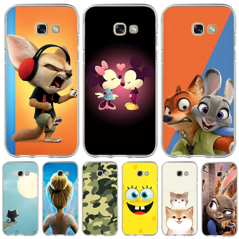 

Animal Cute For Samsung Galaxy S6 S7 S8 S9 Edge Plus A3 A5 A7 A8 2015 2016 2017 2018 J3 J5 J7 Case cover Luxury Mickey Mouse