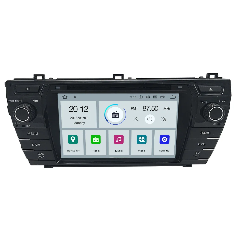 Aotsr Android 9 0 GPS навигация автомобильный DVD плеер для Toyota Corolla 2014 2015 2016 мультимедиа