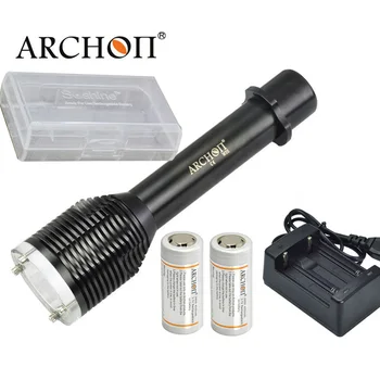 

ARCHON W28 D22 Diving Flashlight CREE XM-L2 U2 1000 lumens 100 Meters underwater waterproof torch with battery and charger