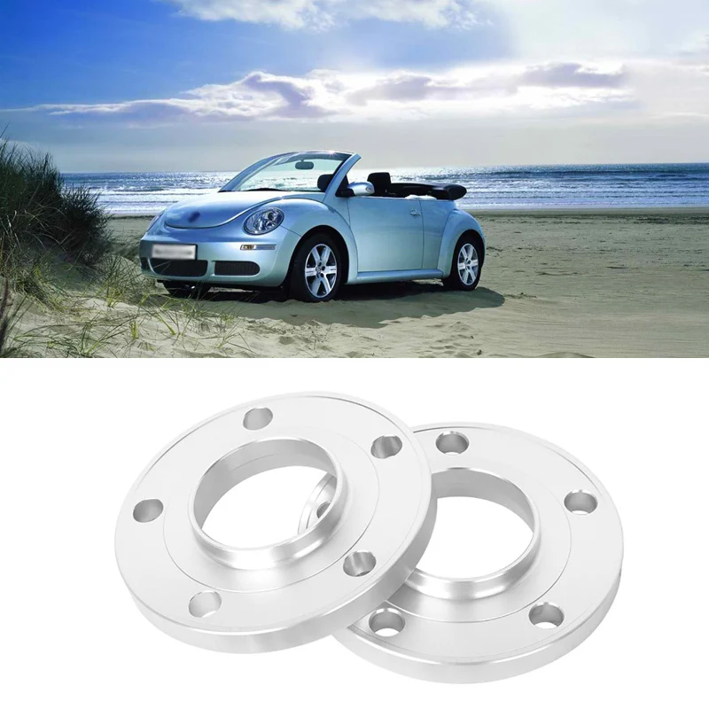 2 шт. 5x100 57.1CB алюминиевые центриковые колесные прокладки шин адаптеры диски фланцевые ступицы для VW Polo/Bora/Golf/Beetle